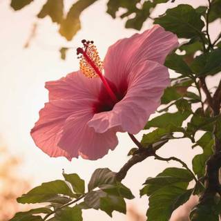 Hibiscus phone wallpaper