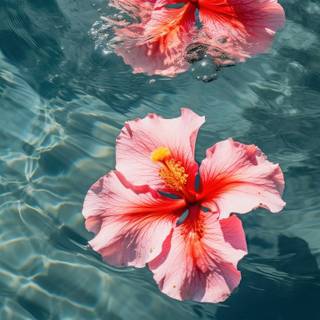 Hibiscus phone wallpaper