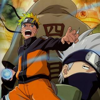 Naruto and Minato phone wallpaper