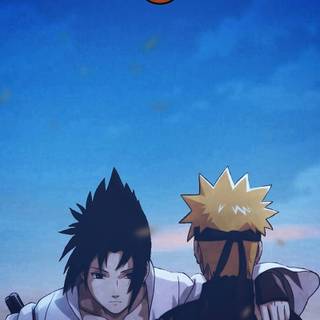 Naruto and Minato phone wallpaper