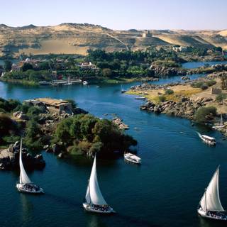 The Nile river wallpaper