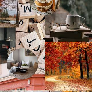 November collage wallpaper
