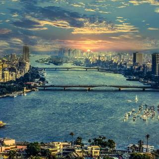 The Nile river wallpaper