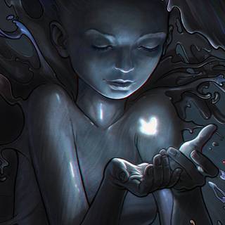 Dark fairy fantasy iPhone wallpaper