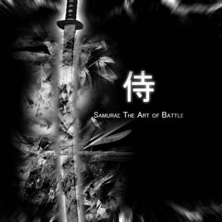 Black and white anime samurai wallpaper