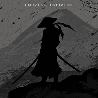 Black and white anime samurai wallpaper