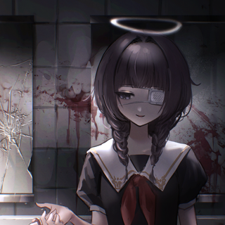 Anime psycho girl wallpaper