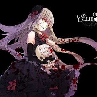 Anime psycho girl wallpaper