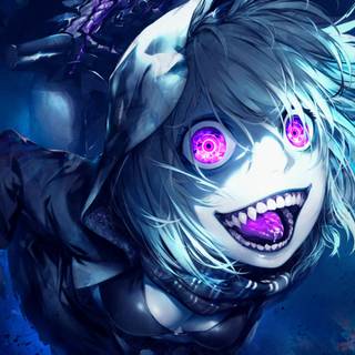 Anime psycho girl wallpaper