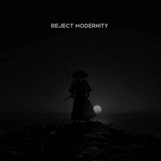 Black and white anime samurai wallpaper