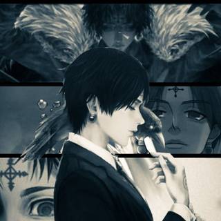 Chrollo Lucilfer aesthetic wallpaper