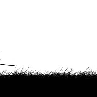Black and white anime samurai wallpaper