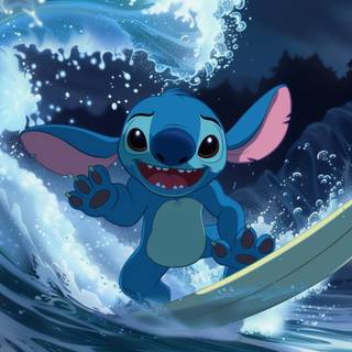 Cinnamoroll and Stitch wallpaper