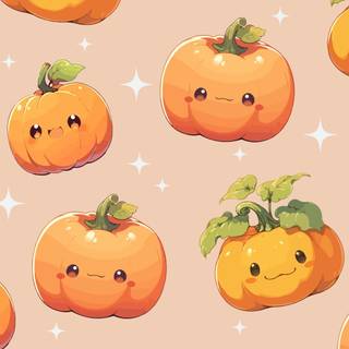 Cartoon pumpkin wallpaper