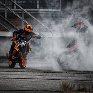 KTM RC drift wallpaper