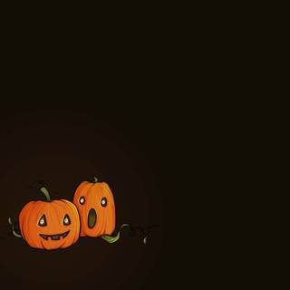 Cartoon pumpkin wallpaper