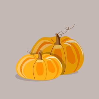 Cartoon pumpkin wallpaper