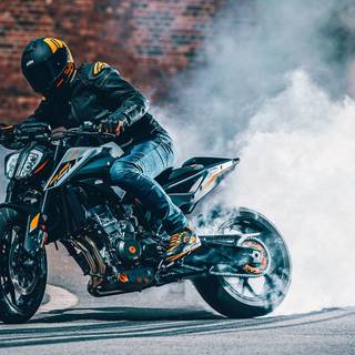 KTM RC drift wallpaper