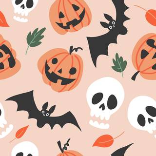 Cartoon pumpkin wallpaper