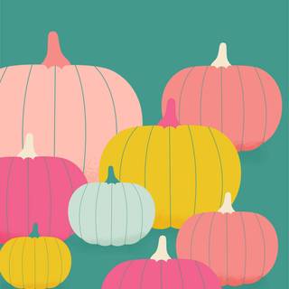 Cartoon pumpkin wallpaper