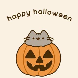 Cartoon pumpkin wallpaper