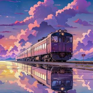 Train aesthetic wallpaper