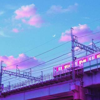 Train aesthetic wallpaper