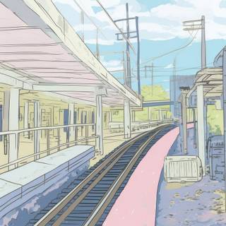 Train aesthetic wallpaper