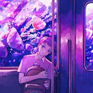 Train aesthetic wallpaper