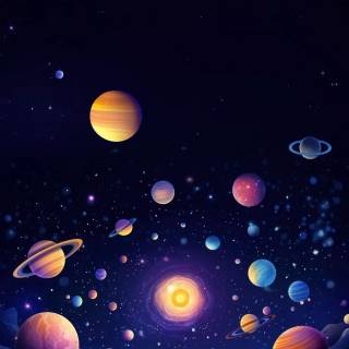 Cosmic phone wallpaper