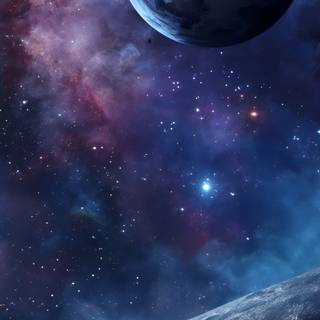 Cosmic phone wallpaper