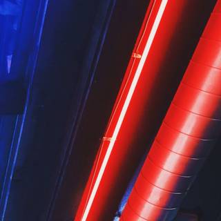 Red and blue aesthetic wallpaper