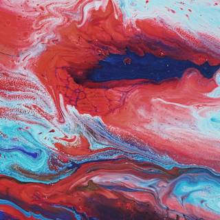 Red and blue aesthetic wallpaper