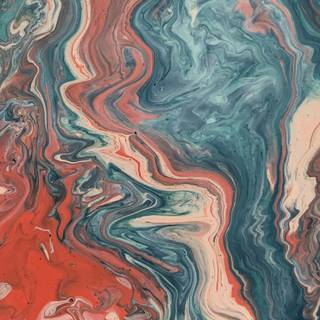 Red and blue aesthetic wallpaper