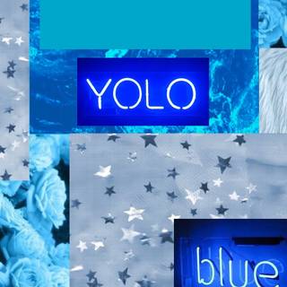 Red and blue aesthetic wallpaper