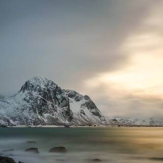 iPhone Norway winter wallpaper