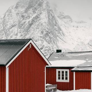 Winter house mobile wallpaper