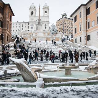 Winter Rome wallpaper