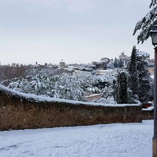 Winter Rome wallpaper