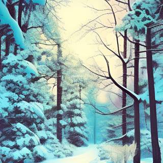 iPhone Norway winter wallpaper