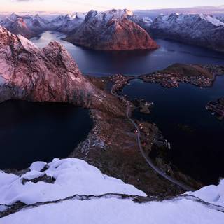 iPhone Norway winter wallpaper