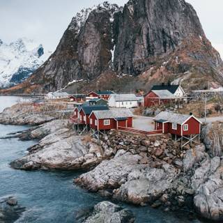 iPhone Norway winter wallpaper