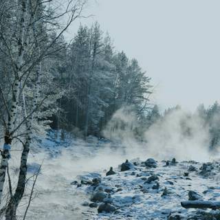 iPhone Norway winter wallpaper