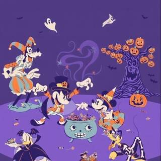 Halloween cute Disney wallpaper