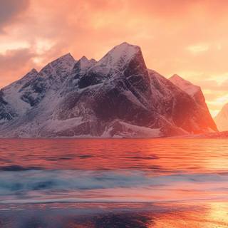 iPhone Norway winter wallpaper