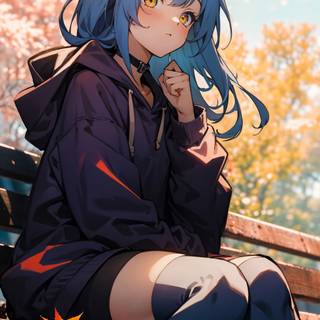 Autumn cartoon animals wallpaper