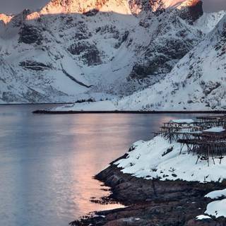 iPhone Norway winter wallpaper