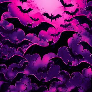 Black and purple Halloween wallpaper