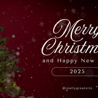 Merry Christmas 2025 wallpaper