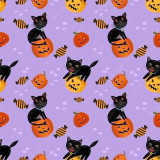 Black and purple Halloween wallpaper